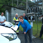 Opning av ladestasjon